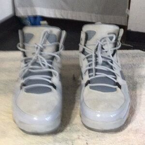 Gray High-Top Sneakers